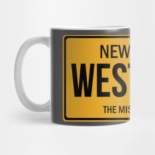 Westview city license plate Mug